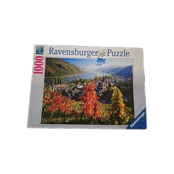 Ravensburger On The River Rhine Puzzle Jigsaw 1000 Pieces 2010 Pre-owned Water - Picture 1 of 5